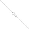 18ct White Gold 0.50ct Brilliant Cut Diamond Solitaire Pendant and Chain 18"