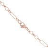 9ct Rose Gold Figaro Fancy Chain 18"