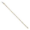 18ct Yellow And White Gold 0.80ct Brilliant Cut Diamond Bracelet 7"