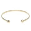 9ct Yellow Gold Plain Torque Bangle