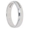 9ct White Gold 0.10ct Diamond Wedding Band 4.1mm