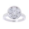 9ct White Gold 1.75ct Brilliant Cut Diamond Cluster Ring