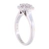 9ct White Gold 0.26ct Diamond Cluster Ring