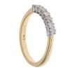 18ct Yellow Gold 0.25ct Brilliant Cut Diamond Half Eternity Ring