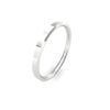 Platinum 2mm Soft Chamfered Edge Wedding Band