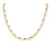 9ct Yellow And White Gold Fancy Elephant Chain 16"