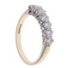 9ct Yellow Gold Cubic Zirconia Half Eternity Ring