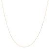 18ct Yellow Gold Box Chain 20"