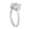 18ct White Gold 1.00ct Diamond Cluster Ring