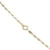 14ct Yellow Gold Belcher And Anchor Link Chain 24"