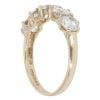 9ct Yellow Gold Cubic Zirconia Five Stone Ring
