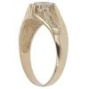 9ct Yellow Gold Cubic Zirconia Signet Ring
