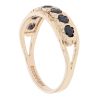 9ct Yellow Gold Sapphire Eternity Ring