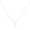 18ct Yellow Gold 0.45ct Brilliant Cut Diamond Trilogy Pendant And Chain 18"