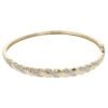 9ct Yellow Gold 0.15ct Brilliant Cut Diamond Bangle