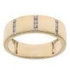 9ct Yellow Gold 0.25ct Brilliant Cut Diamond 6.7mm Wedding Band