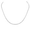 14ct White Gold 0.35ct Diamond Necklace 16"