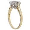 18ct Yellow Gold 1.00ct Diamond Cluster Ring