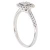9ct White Gold 0.36ct Brilliant Cut Diamond Cluster Ring