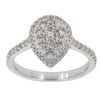 18ct White Gold 0.50ct Diamond Cluster Ring