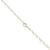 9ct Yellow Gold 0.07ct Diamond Daisy Cluster Pendant and Chain 18"
