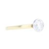 18ct Yellow Gold Rub over 0.80ct Diamond Solitaire Ring