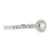 18ct White Gold 0.60ct Diamond Cluster Ring