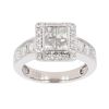 Platinum 1.40ct Diamond Cluster Ring