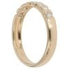 18ct Yellow Gold 0.50ct Brilliant Cut Diamond Half Eternity Ring