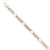 9ct Yellow Gold Figaro Bracelet 8.5"