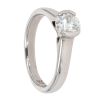 Palladium 0.75ct Diamond Solitaire Ring