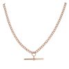 9ct Rose Gold Albert T-Bar Chain 20"