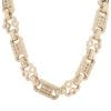 9ct Yellow Gold Stars And Bars Chain 32"