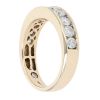 14ct Yellow Gold 1.25ct Brilliant Cut Diamond Half Eternity Ring