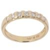 18ct Yellow Gold 0.50ct Brilliant Cut Diamond Half Eternity Ring