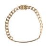 9ct Yellow Gold Curb I.D Bracelet 9"