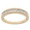 18ct Yellow Gold 0.50ct Brilliant Cut Diamond Half Eternity Ring