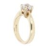 9ct Yellow Gold Single Stone Cubic Zirconia Ring