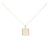 9ct Yellow Gold Pearl Pendant and Chain 18"
