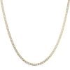 9ct Yellow Gold Double Curb Chain 18"