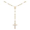 14ct Yellow Gold Rosary Beads 24"
