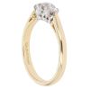 18ct Yellow Gold 0.33ct Diamond Trilogy Ring