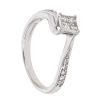 9ct White Gold 0.27ct Diamond Cluster Ring