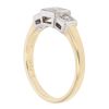 18ct Yellow Gold 0.25ct Brilliant Cut Diamond Triple Cluster Ring
