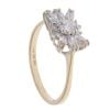 9ct Yellow Gold Cubic Zirconia Cluster Ring