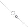18ct White Gold 0.25ct Brilliant Cut Diamond And Pink Sapphire Flower Cluster Pendant And Chain 18"