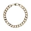 9ct Yellow Gold Curb Bracelet 10"
