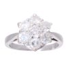 18ct White Gold 2.00ct Diamond Cluster Ring