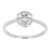 9ct White Gold Diamond Cluster Ring by Anya Belle