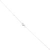 Silver Cubic Zirconia Cluster Square Pendant and Chain 16" by Icesia